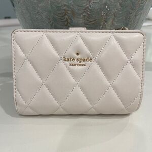Kate Spade Cream Quilted Wallet